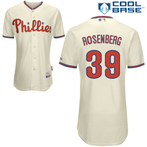 B-J Rosenberg #39 mlb Jersey-Philadelphia Phillies Women's Authentic Alternate White Cool Base Home Baseball Jersey